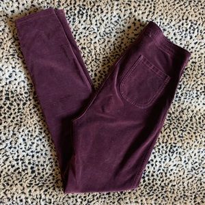 American Apparel velvet easy jean